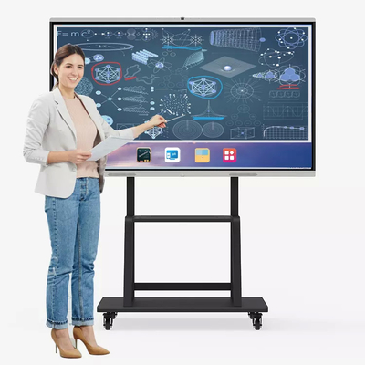 CE ROHS FCC HDMI 상호작용 화면 디스플레이 전자적 평판